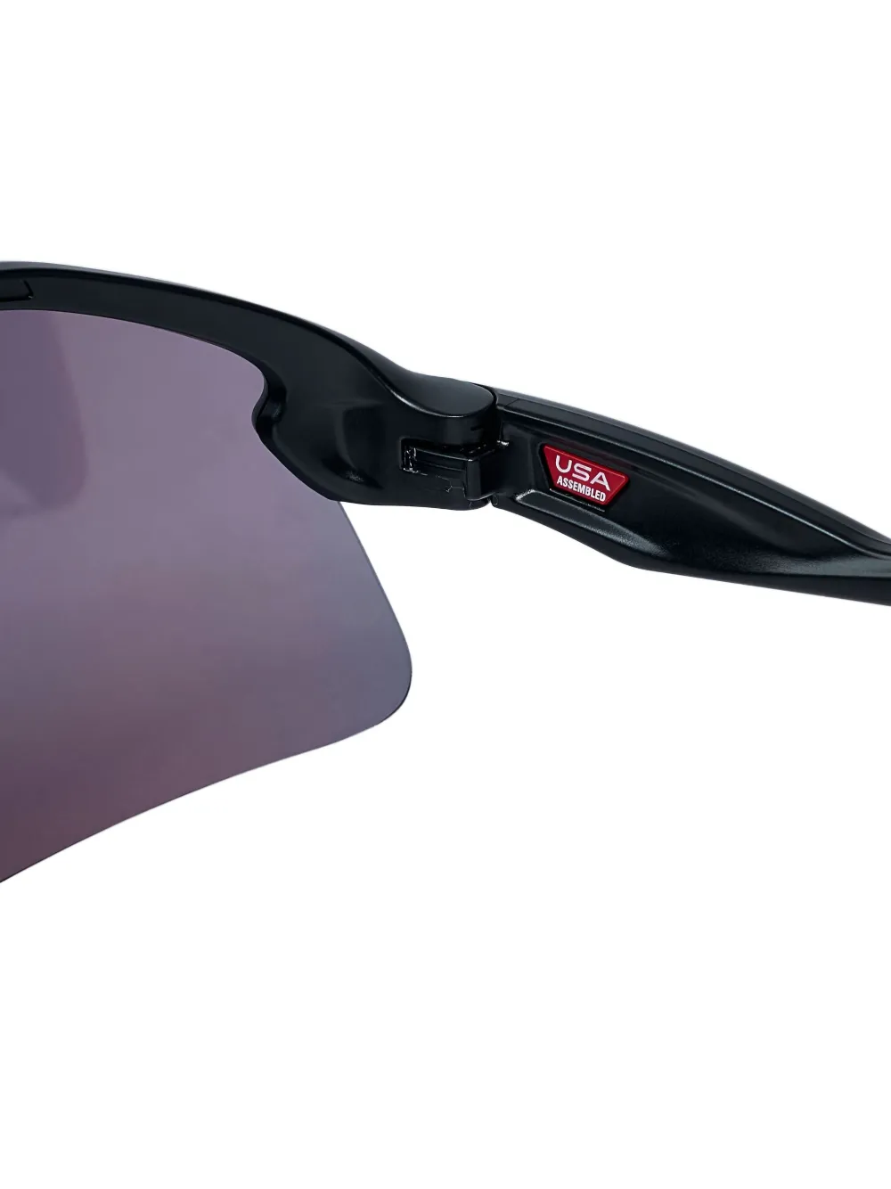 Oakley Zonnebril met wikkelmontuur Zwart