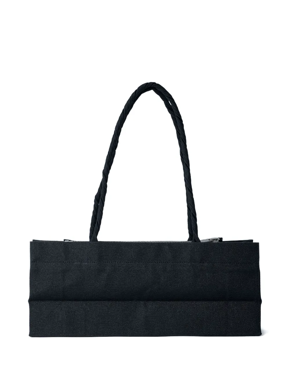 Issey Miyake Shopper met logo - Zwart