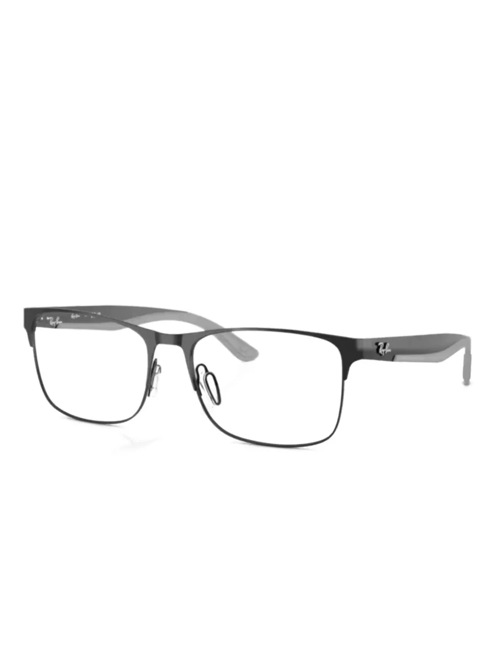 Ray-Ban rectangle metal glasses | Black | Image 1