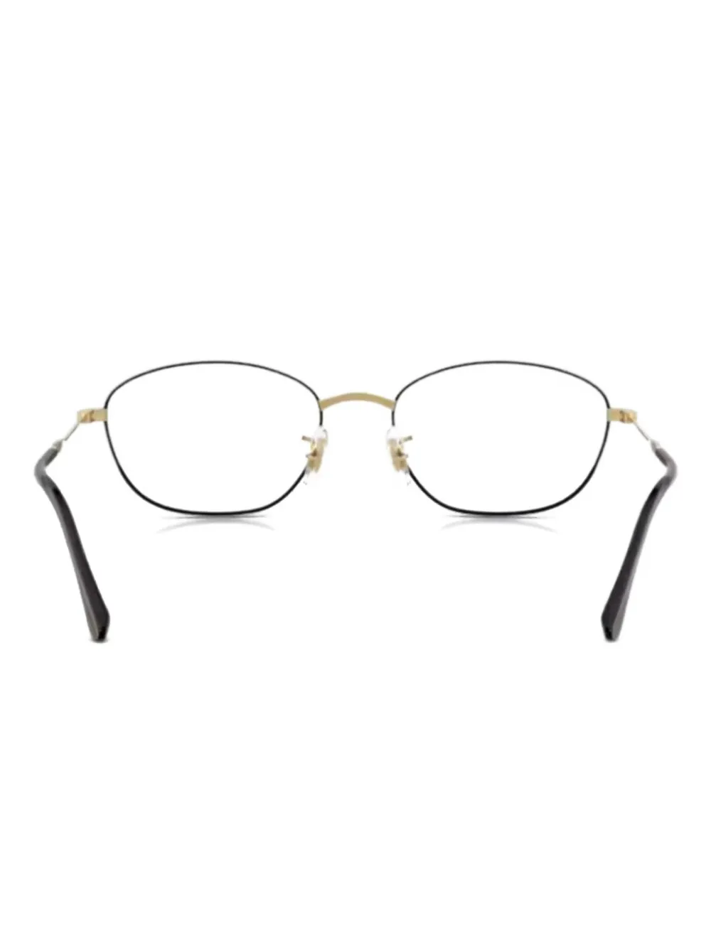 Ray-Ban oval-frame glasses | Black | Image 1