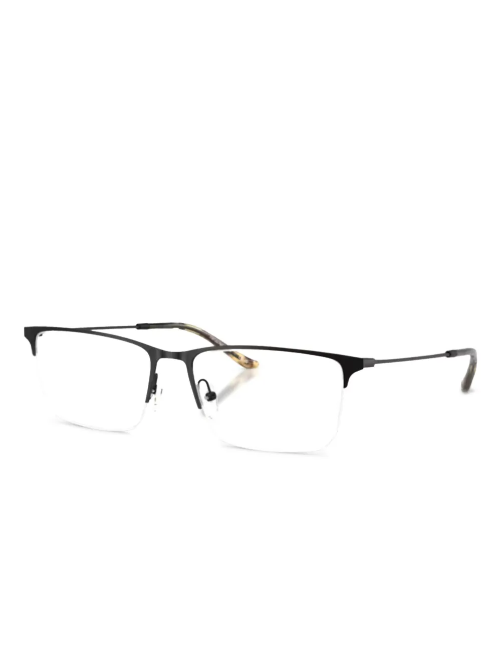 Emporio Armani rectangle-frame glasses | Black | Image 1