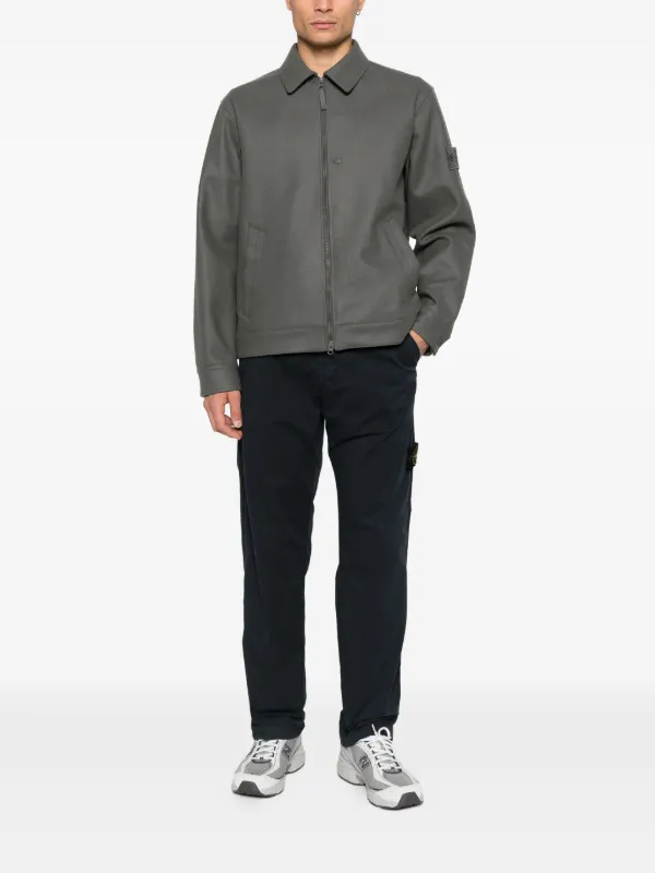 Stone Island コンパスロゴ パンツ | ブルー | FARFETCH JP
