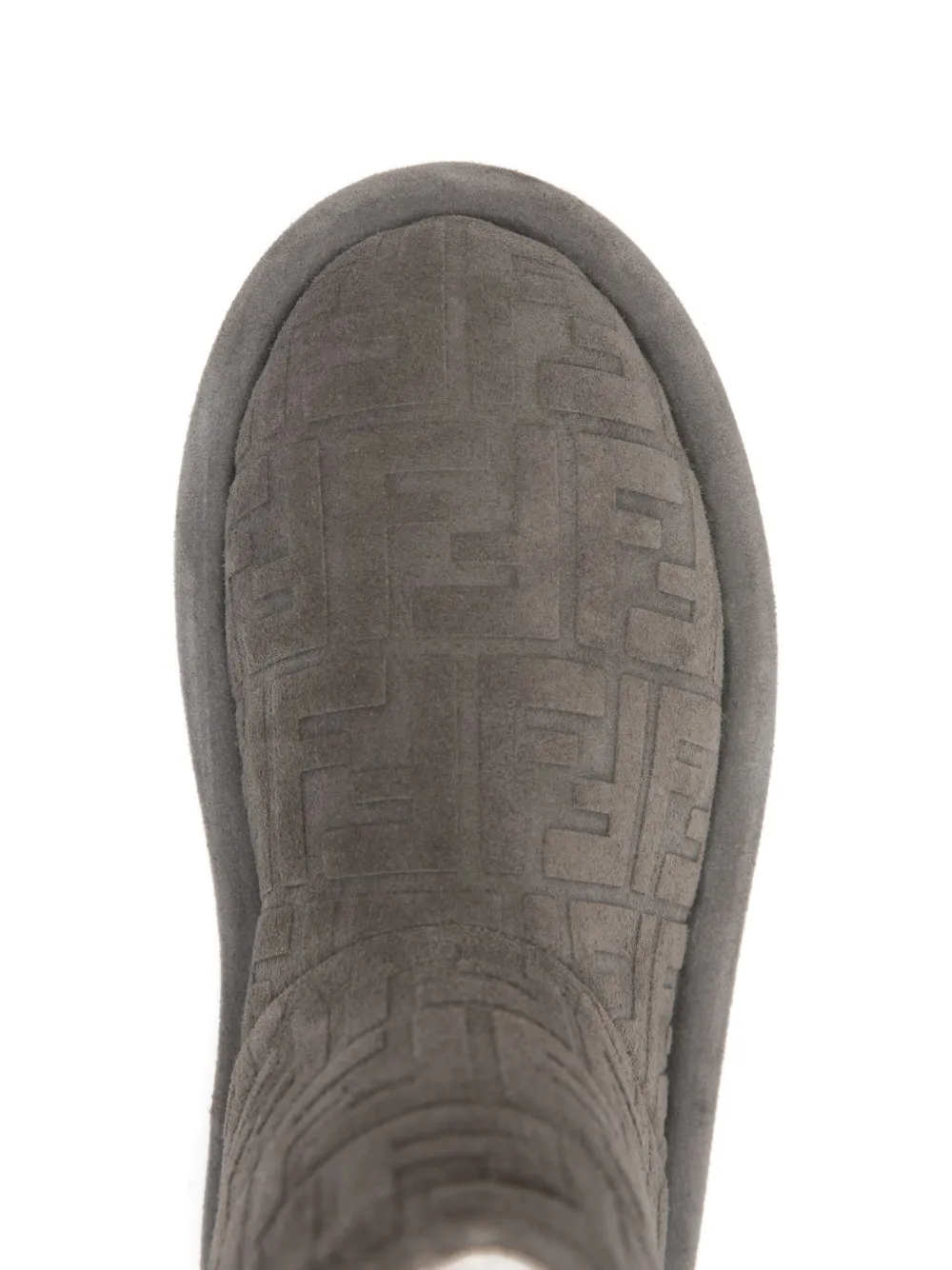 FENDI 25mm Apres Chic embossed-FF boots Grijs