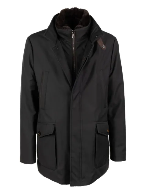 Moorer fur-collar jacket