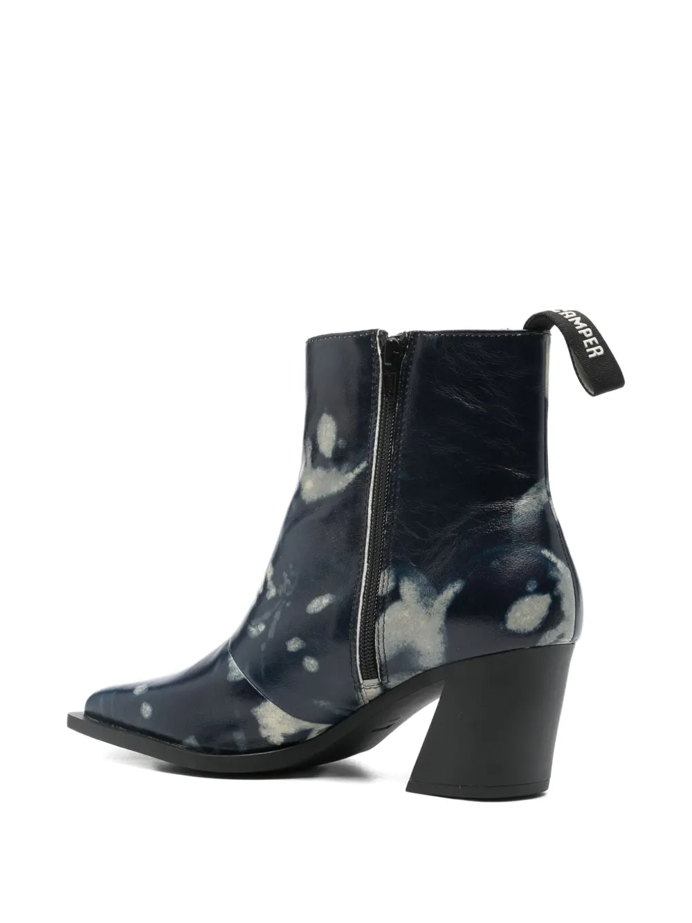 Camper Karole laarzen met vierkante neus Zwart