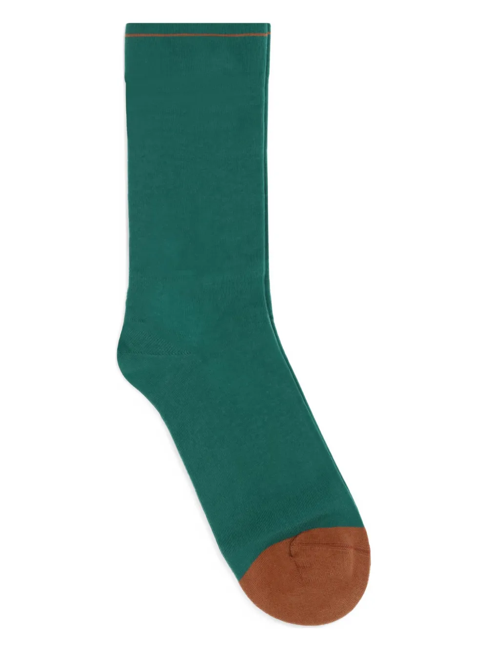 La Maison Contrast-toe Socks In Green