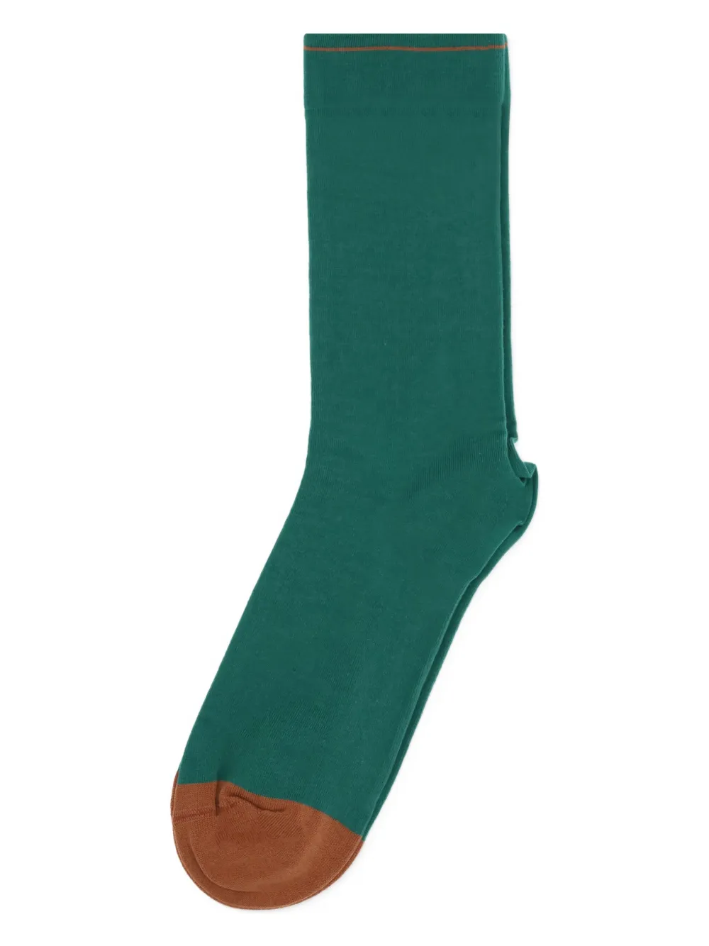 La Maison Contrast-toe Socks In Green