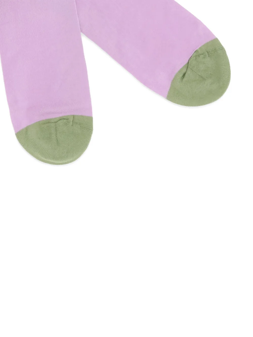 La Maison Contrast-toe Ocks In Purple