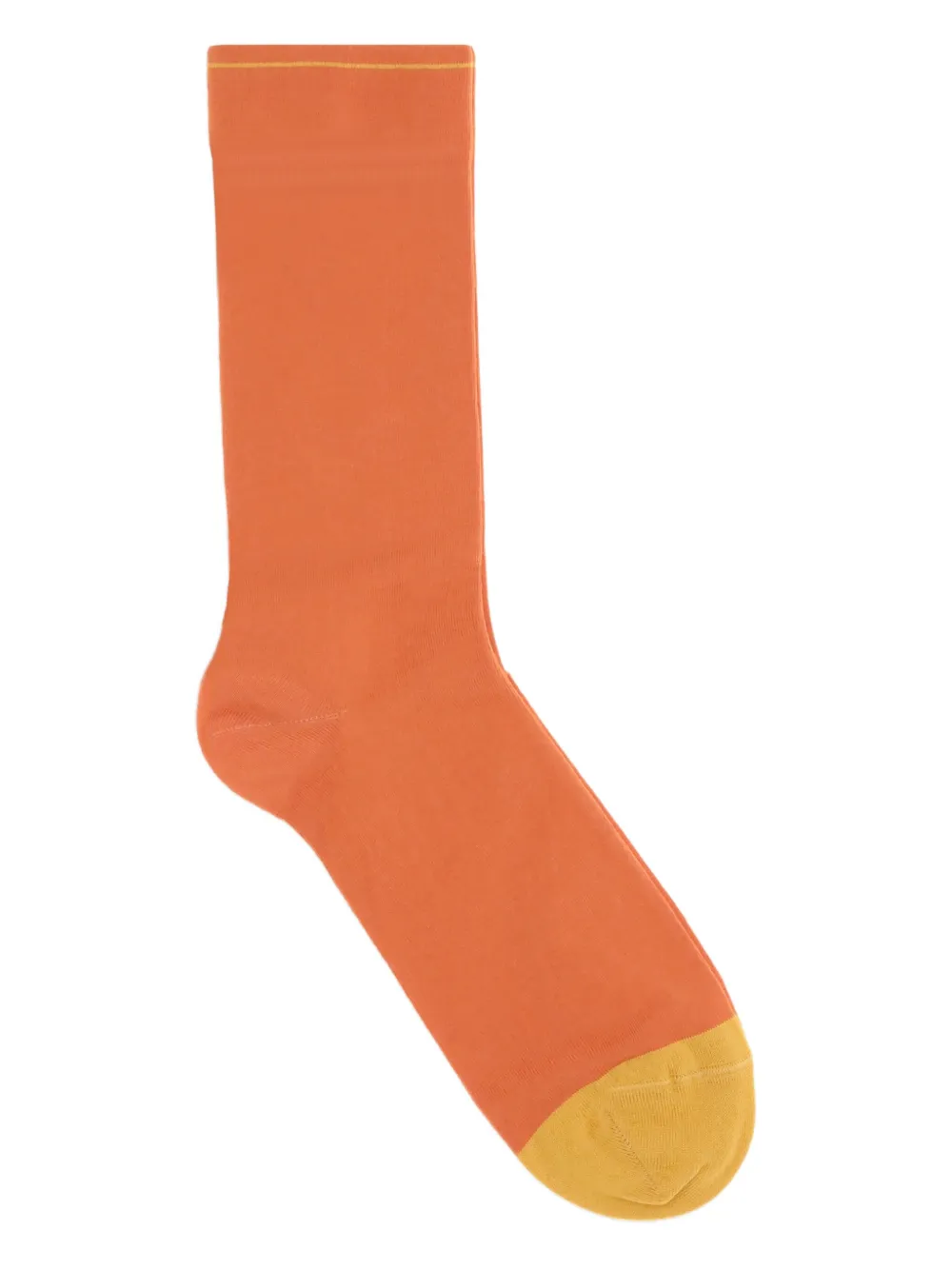 La Maison Contrast-toe Socks In Orange