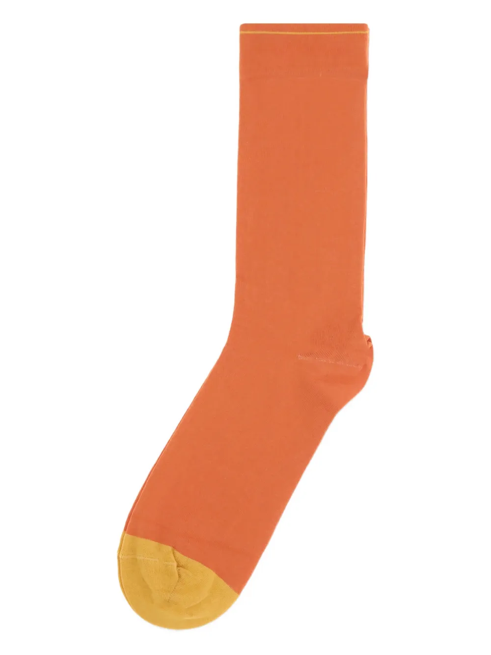 La Maison Contrast-toe Socks In Orange
