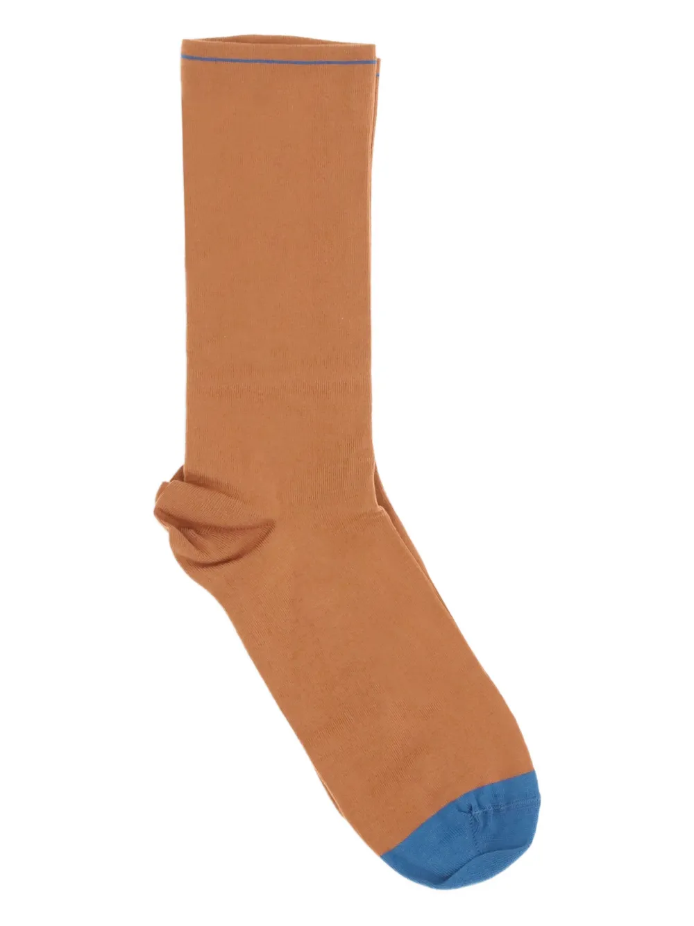 La Maison Contrast-toe Socks In Brown