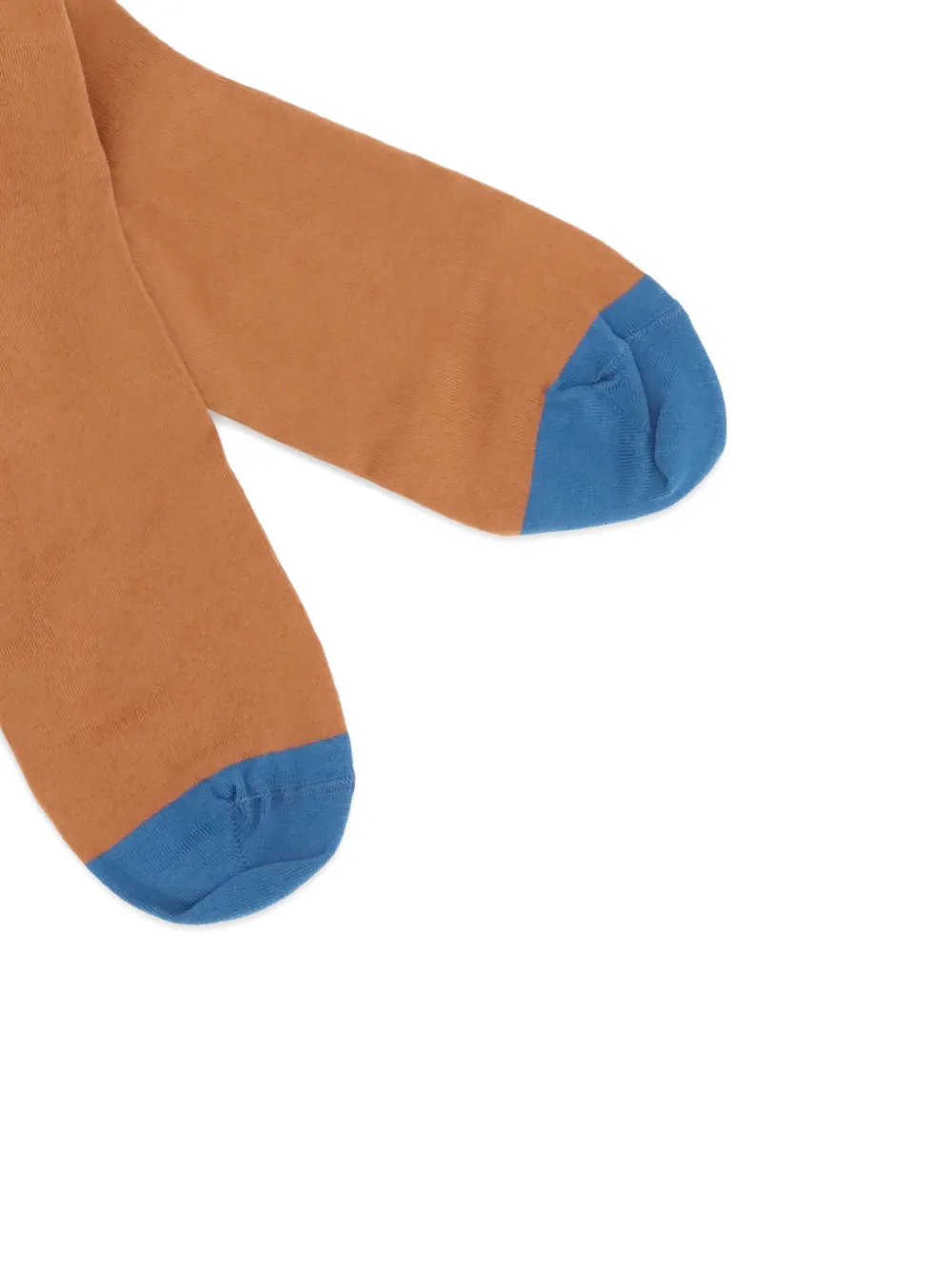 La Maison Contrast-toe Socks In Brown