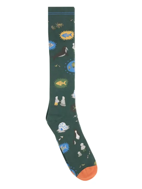 La Maison printed socks