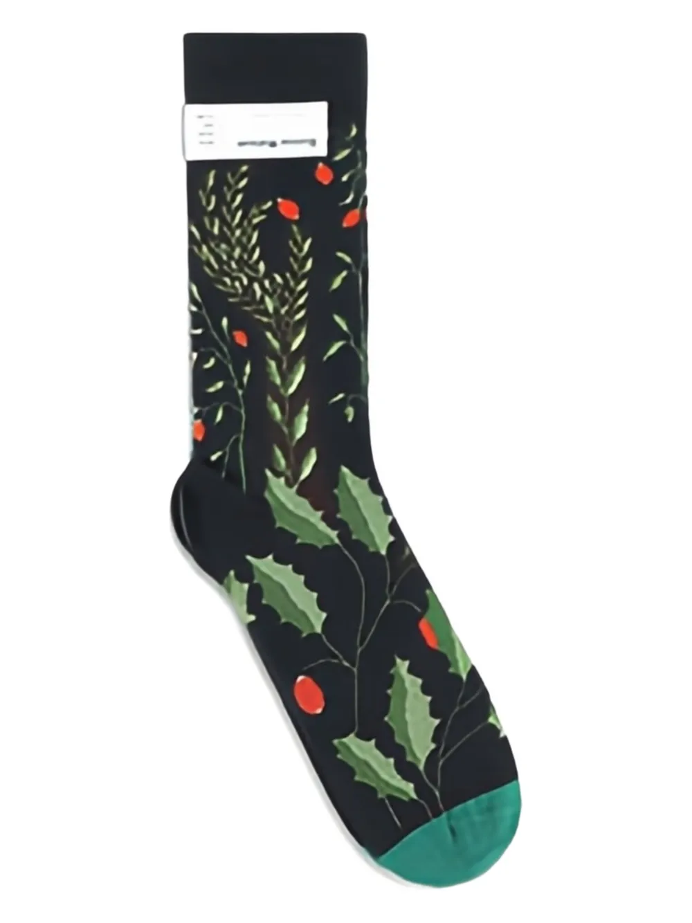 La Maison Floral Socks In Black