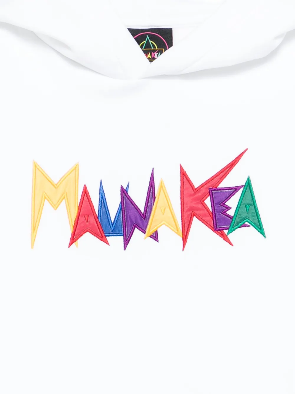 Mauna Kea Logo-embroidered Hoodie In White