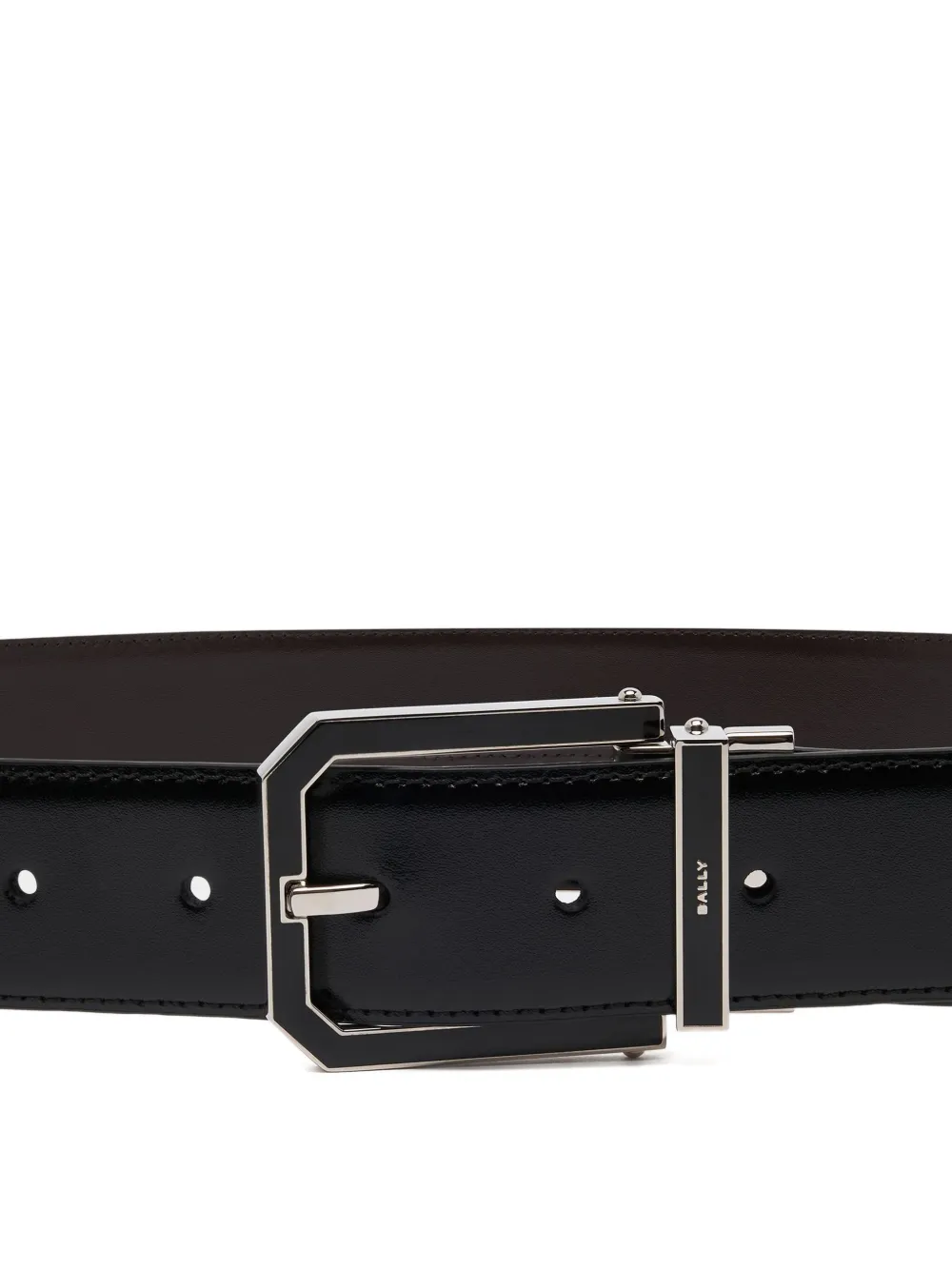 Bally Beryl Reversible Adjustable Belt In Black