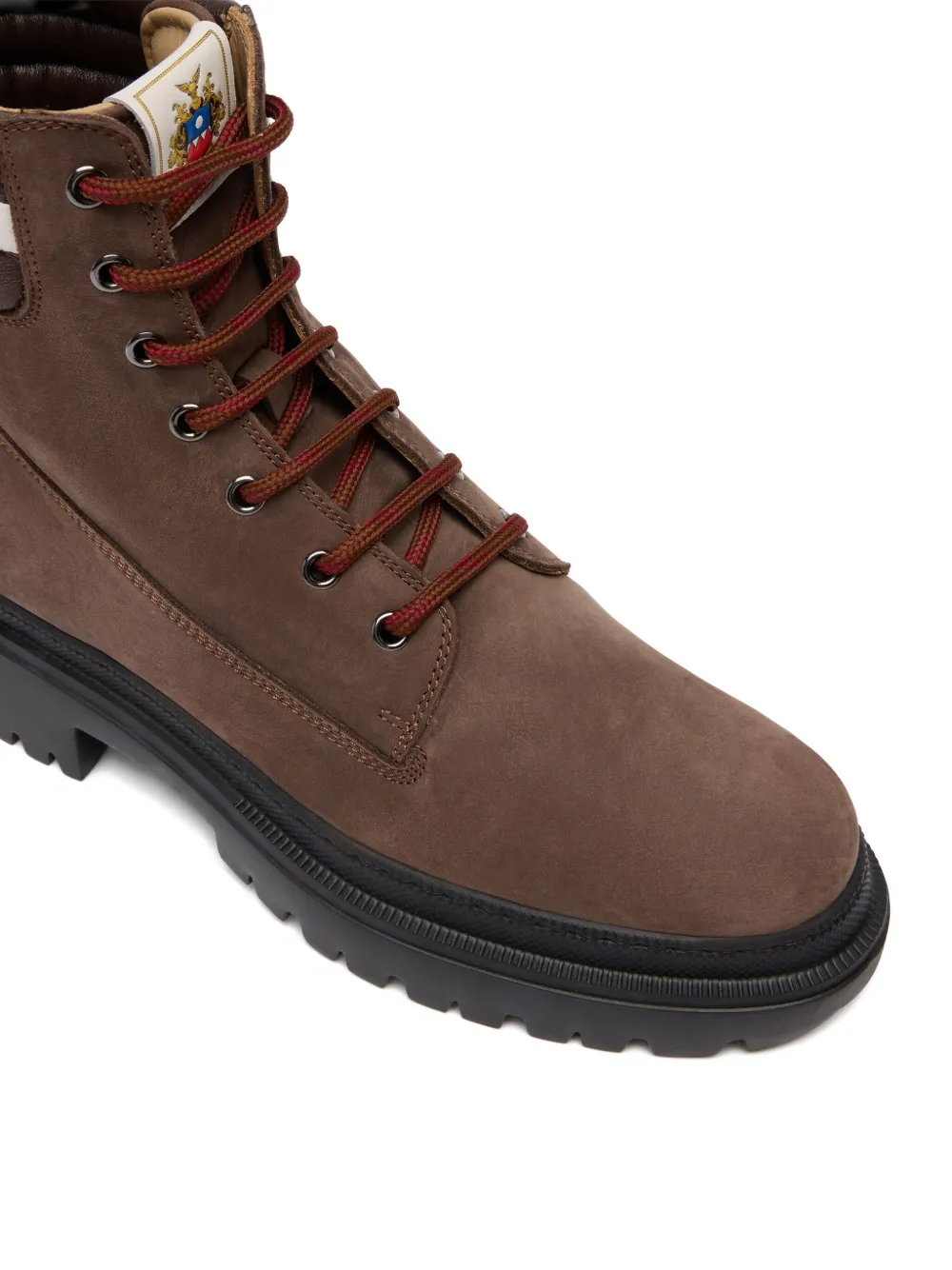 Bally Hallen Ribbon laarzen met chunky zool Bruin