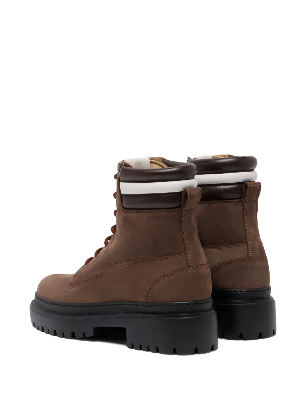 Bally Hallen Ribbon laarzen met chunky zool Bruin