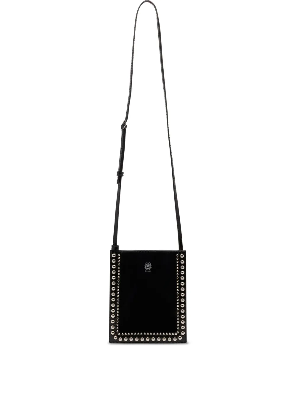 Bally Beckett studded leather messenger bag | Black | Image 1