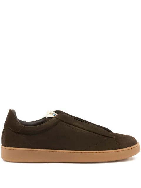 Bally Crest suede sneakers