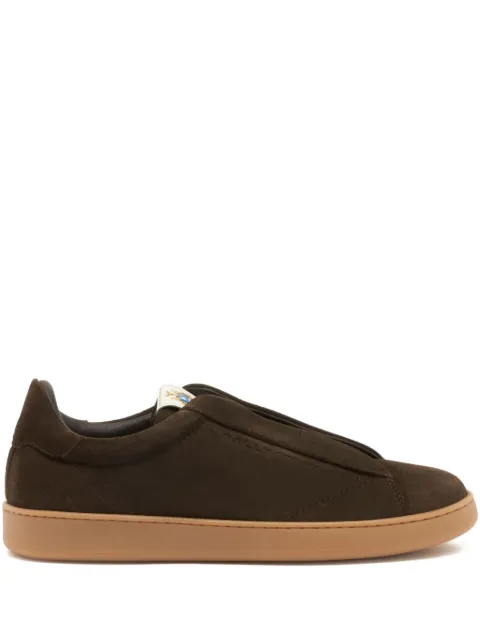Bally Crest suede sneakers
