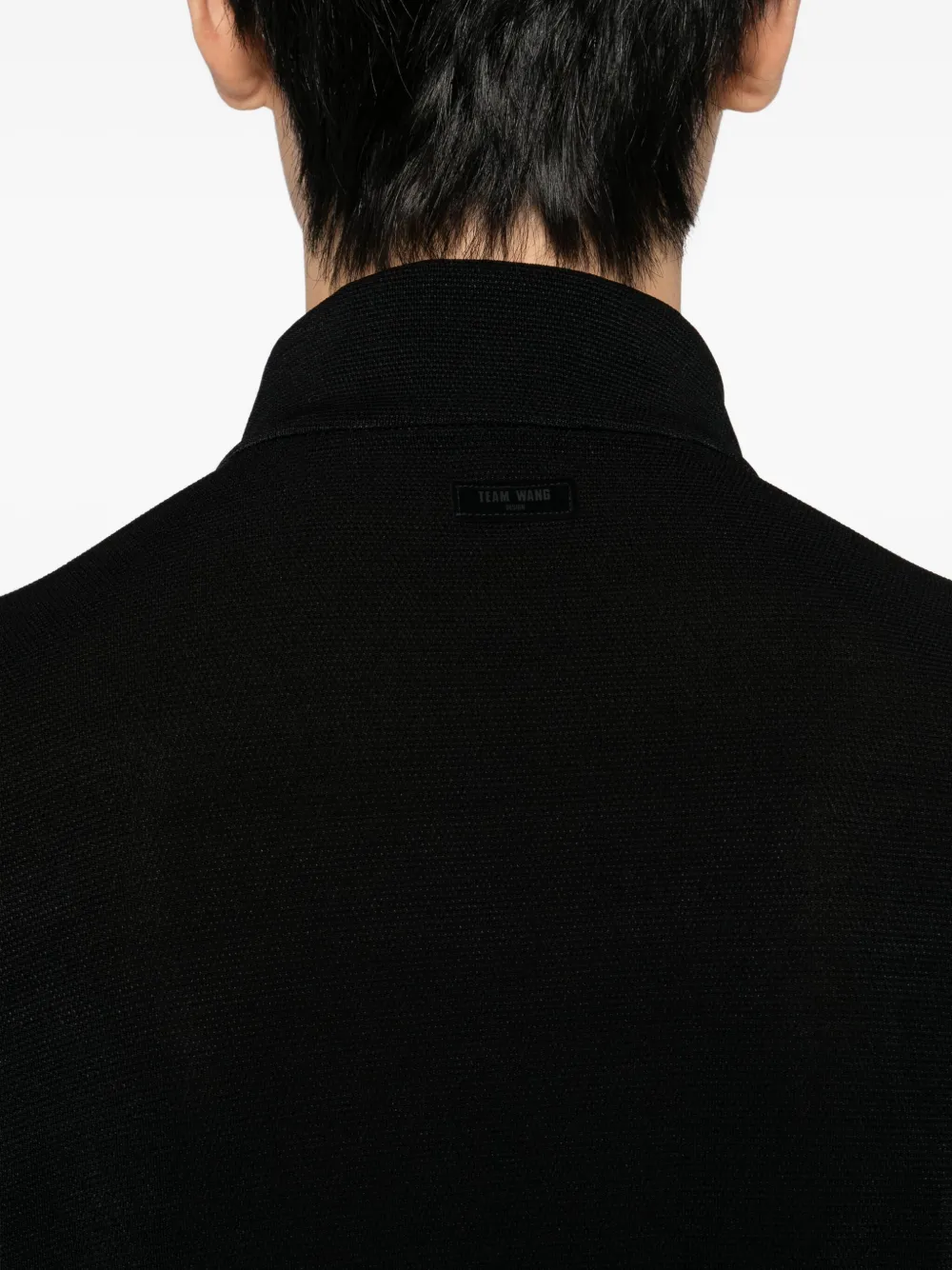Team Wang Design Acceptance Zip-up Cardigan In Black