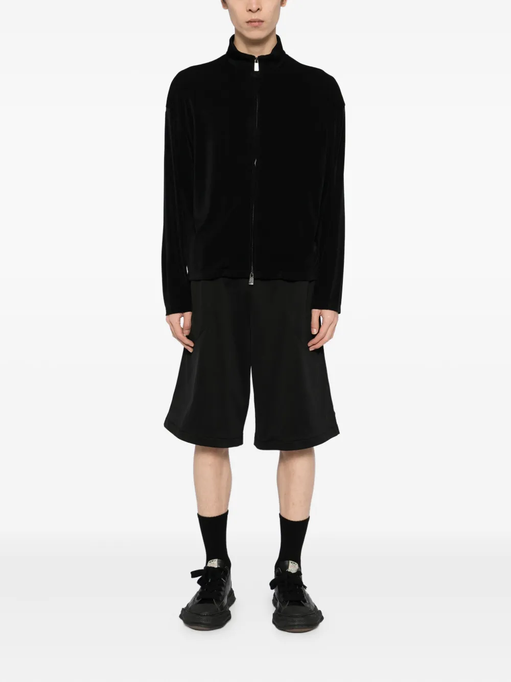 Team Wang Design Acceptance Zip-up Cardigan In Black