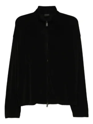 TEAM WANG Design Corduroy raw-edge Jacket | Black | FARFETCH PH