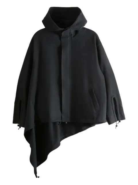Yohji Yamamoto hooded slit-sleeve jacket 