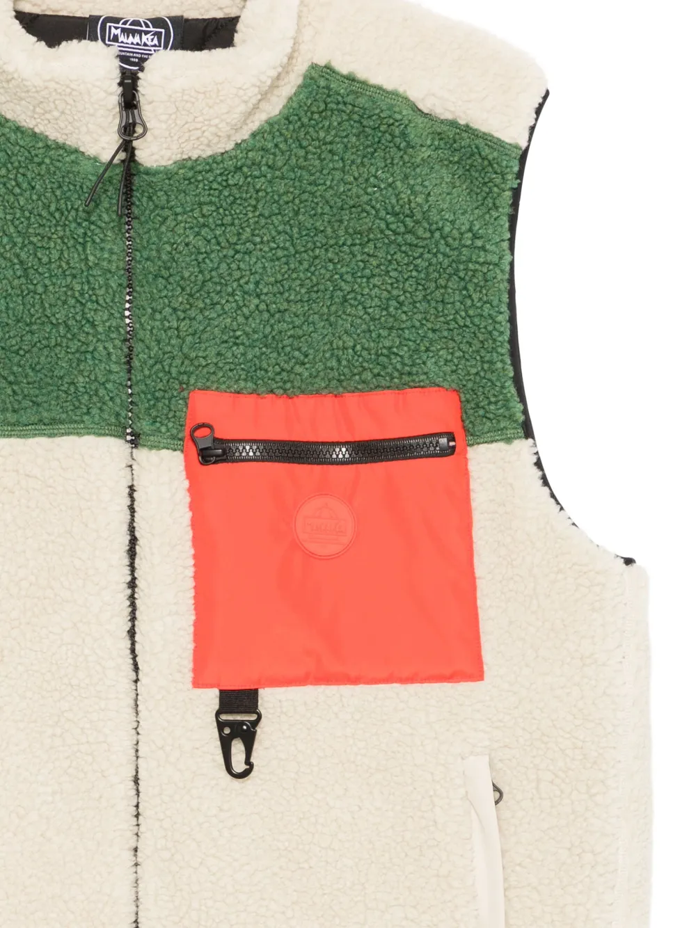 Mauna Kea Zip-fastening Pocket-chest Gilet In Neutral