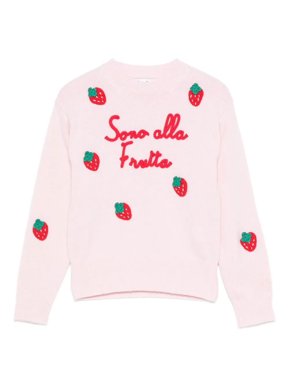 MC2 Saint Barth Kids ストロベリー セーター - ピンク MC2 Saint Barth Kids ストロベリー セーター - ピンク