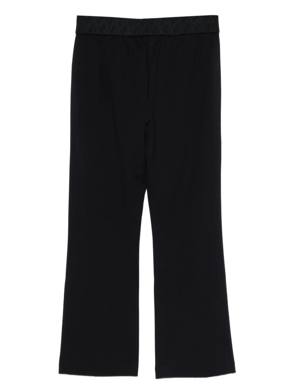 Emporio Armani Kids Broek met logoband Blauw