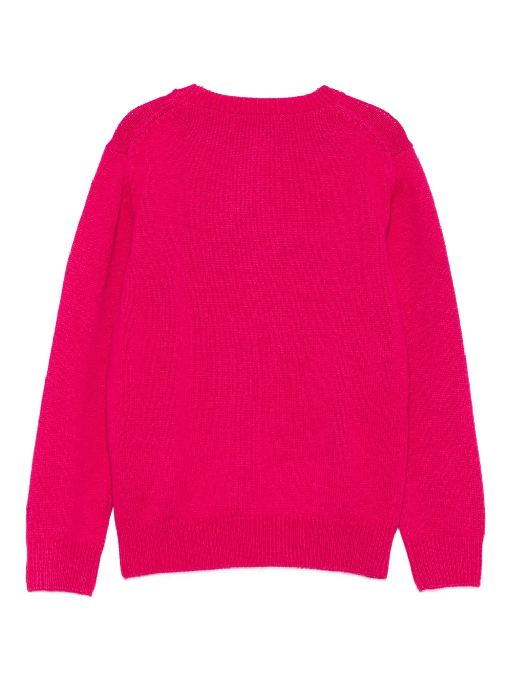 Mc2 Saint Barth Graphic-print Sweater In Pink