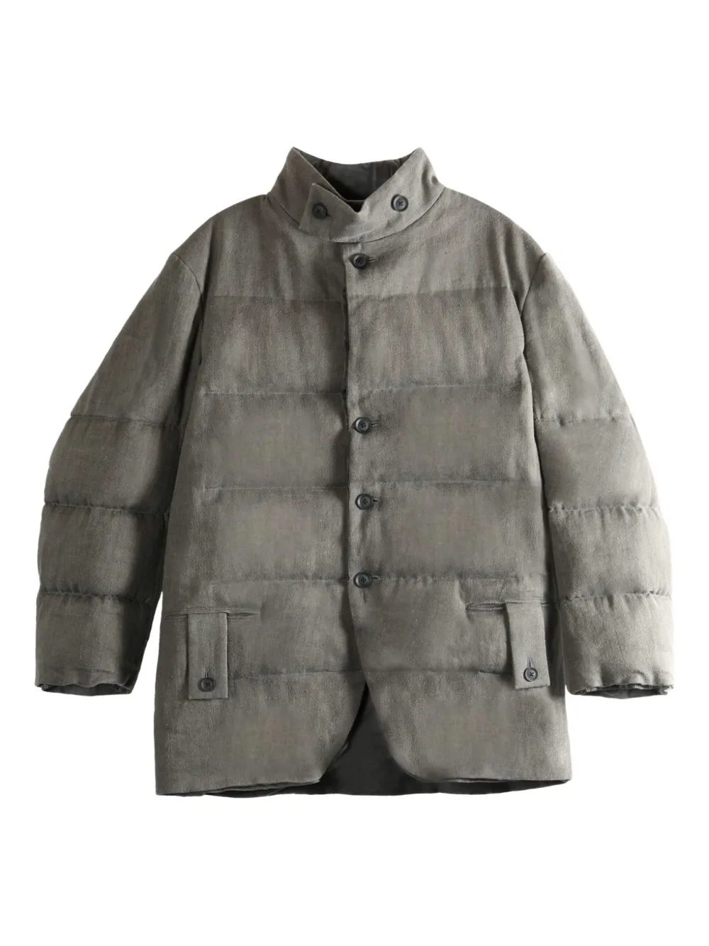 Yohji Yamamoto padded design padded jacket | Grey | Image 1