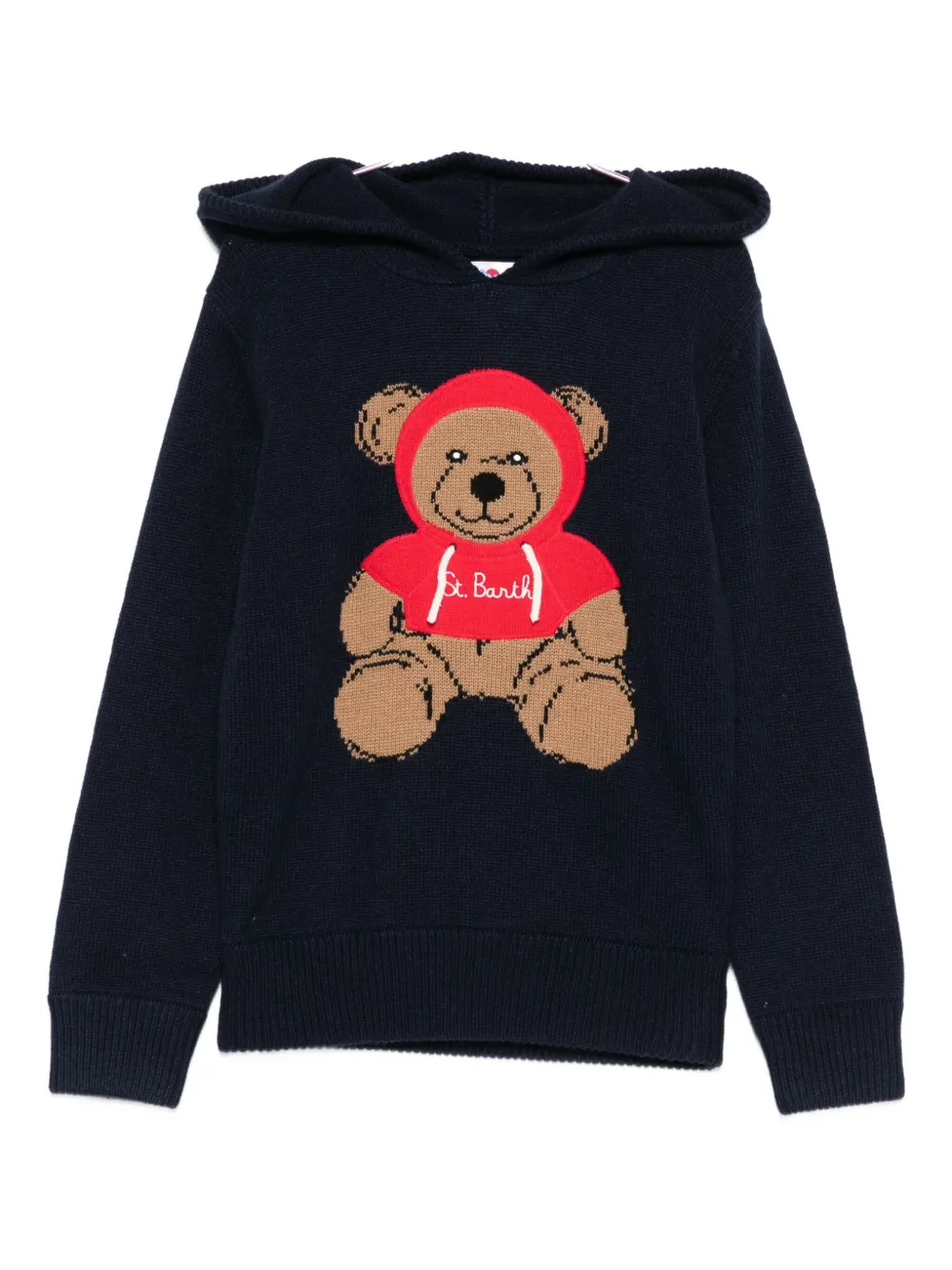 Mc2 Saint Barth Graphic-print Hoodie In Black