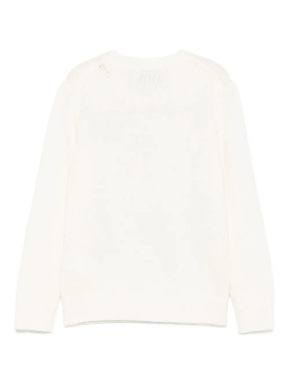Mc2 Saint Barth Graphic-print Sweater In White