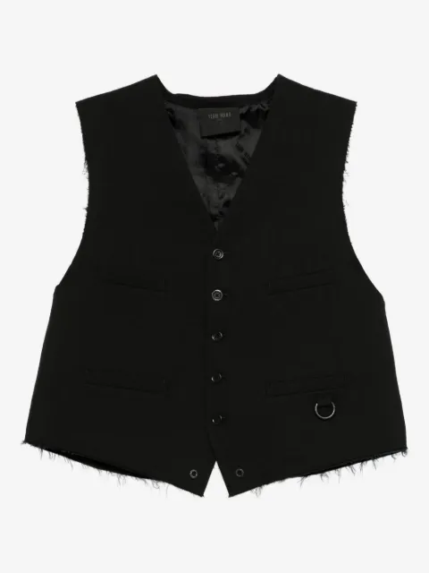 TEAM WANG design chaleco con cuello en V