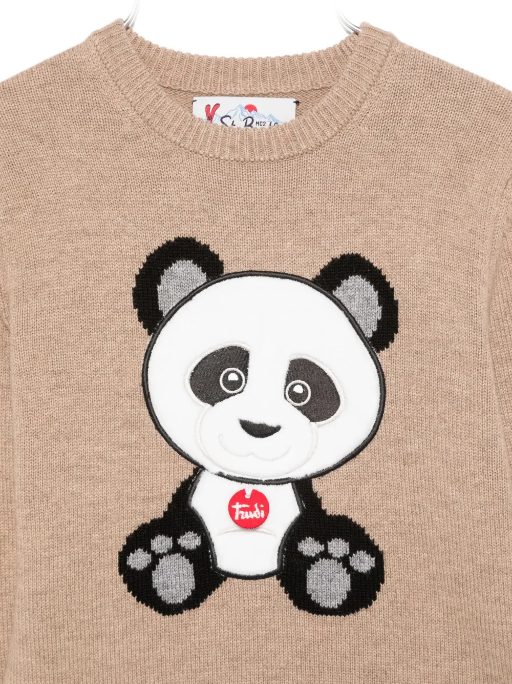 Mc2 Saint Barth Graphic-print Sweater In Neutral