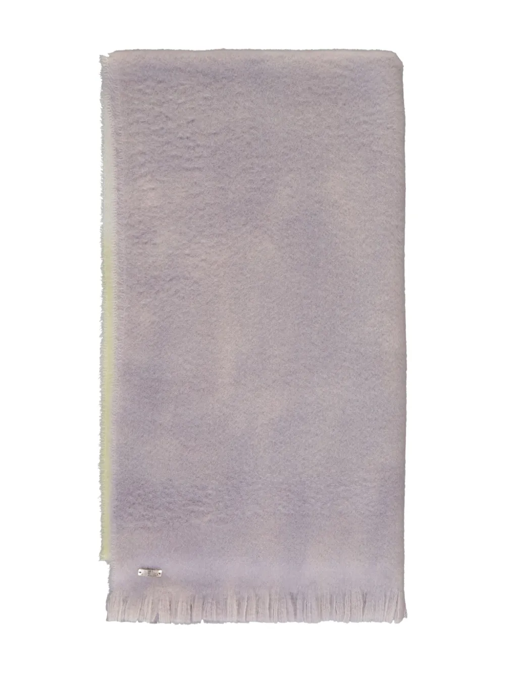 Herno fringed wool scarf | Purple | Image 1