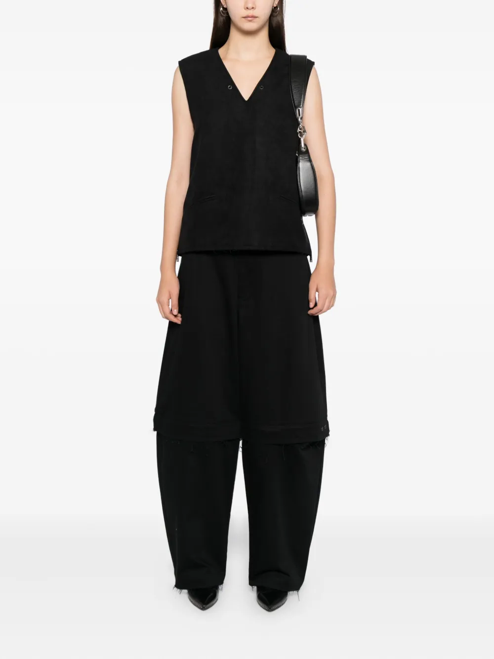 TEAM WANG Design v-neck Vest | FARFETCH AZ