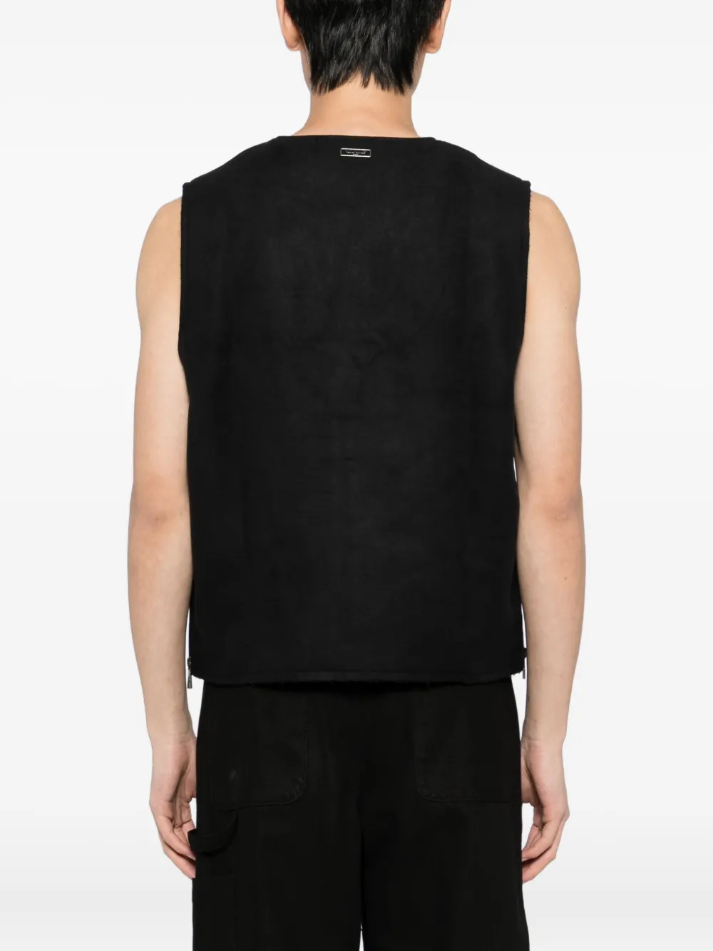 TEAM WANG Design v-neck Vest | FARFETCH AZ