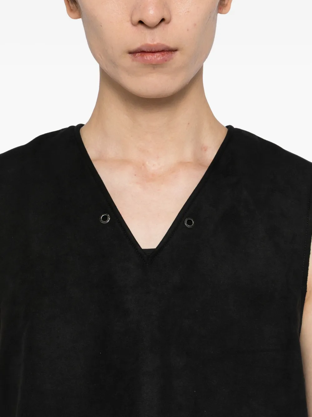TEAM WANG Design v-neck Vest | FARFETCH AZ