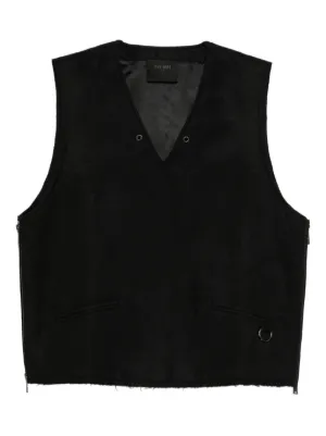 TEAM WANG Design Choices Jacquard Vest | Black | FARFETCH ZA