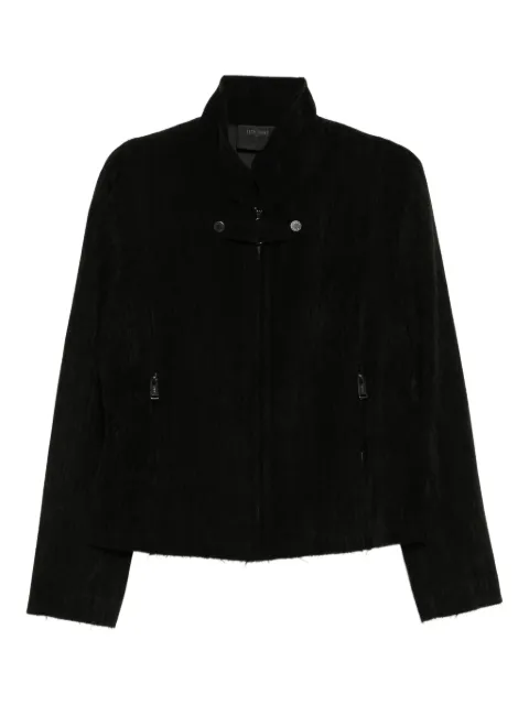 TEAM WANG design corduroy raw-edge jacket 