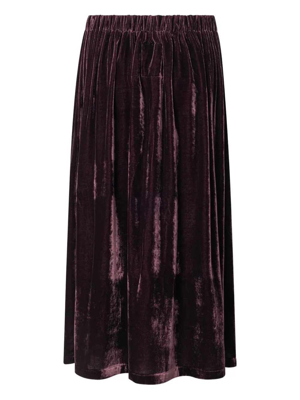 Anntian Velvet Long Skirt In Multi