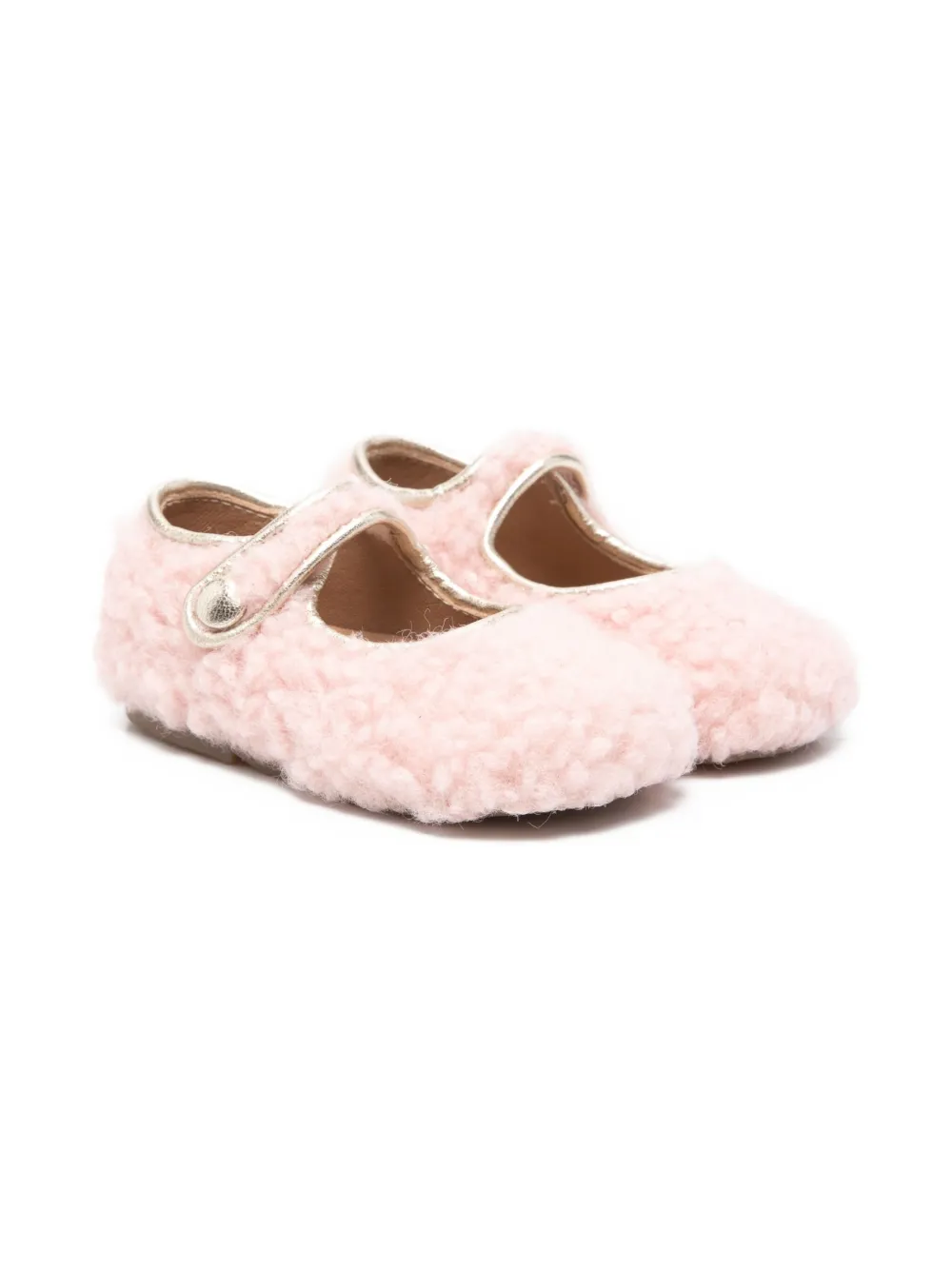 Eli1957 Ballerina's met bandje Roze