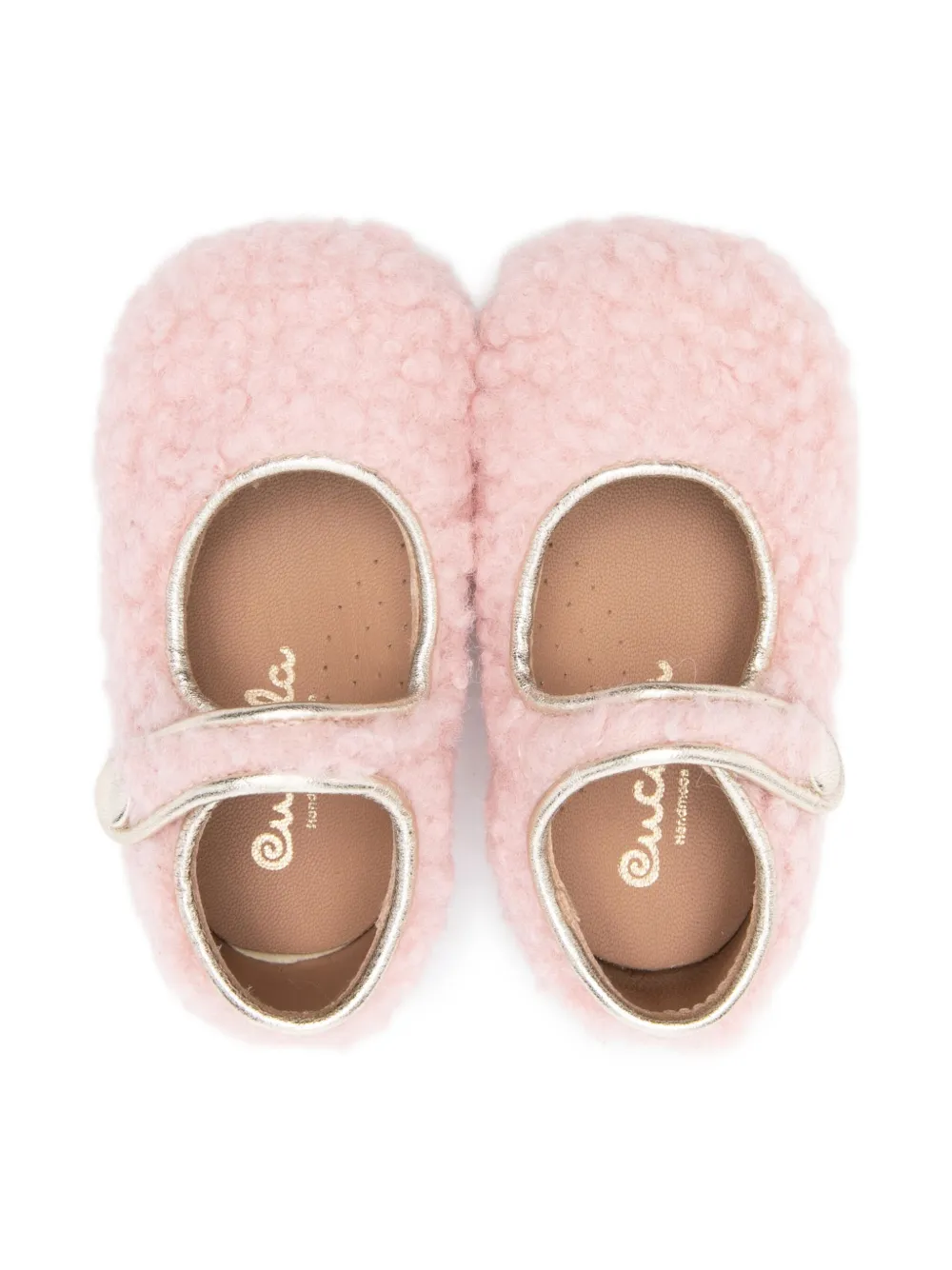 Eli1957 Ballerina's met bandje Roze