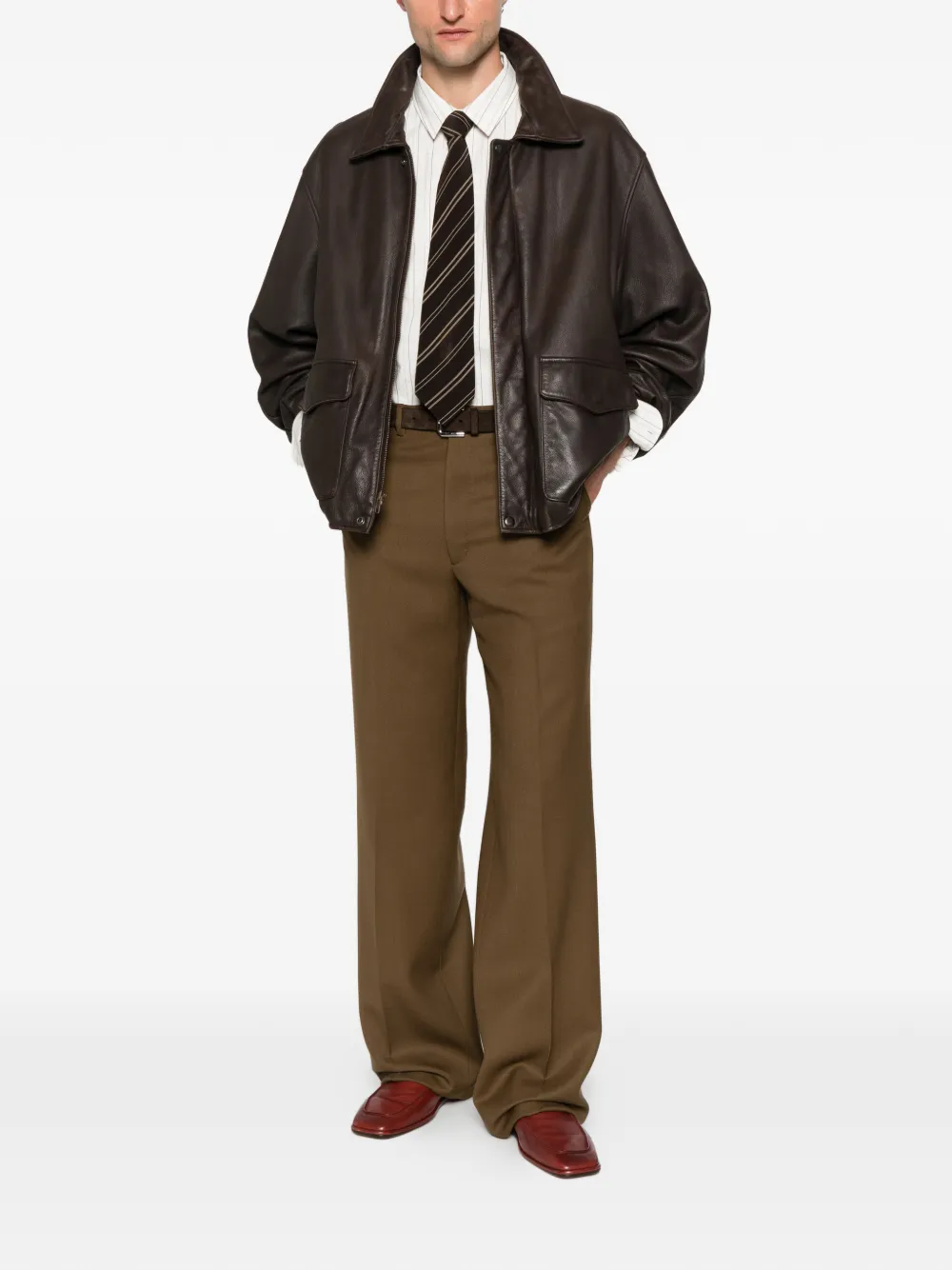 Husbands button trousers - Bruin