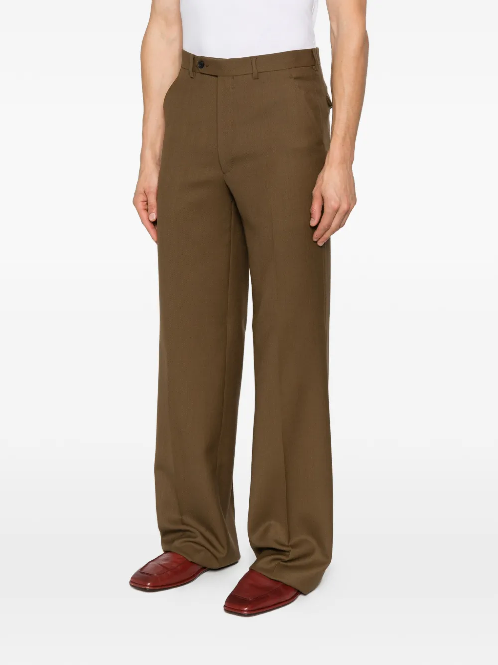 Husbands Broek met knopen Bruin