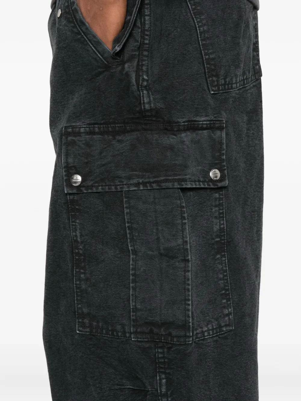 RHUDE Cargo broek met strikdetail Zwart